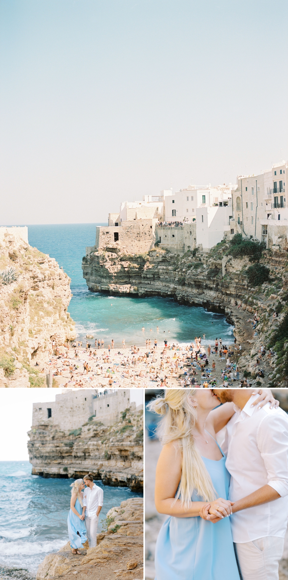 Engagement session at Polignano a Mare, Italy 